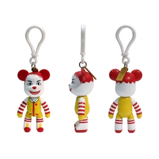 POPOBE正版暴力熊 3寸钥匙扣 小丑 PVC 卡通 创意 Q版 挂饰 动漫