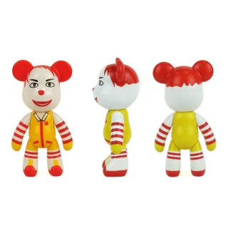 POPOBE正版暴力熊 3寸盒装 小丑 PVC 卡通 装饰 Q版 摆件 动漫