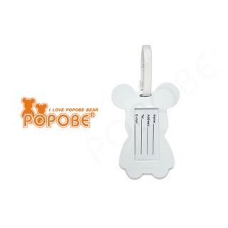 POPOBE正版暴力熊 5寸吸塑行李牌 伦敦 高尔夫球包牌 防丢失