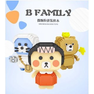 LOZ/俐智B-family 微颗粒拼装拼插积木成人玩具益智玩具