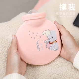 韩版卡通小飞象迷你注水热水袋冬季暖手暖宝宝女生暖宫暖宝宝礼品