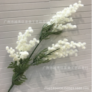 仿真金合欢 家居软装花艺客厅摆件植绒王樱花 婚庆拍摄道具