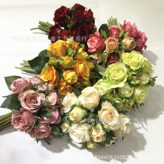 仿真18头真情玫瑰高档婚庆把束花新娘手捧花装饰花假花价格优惠