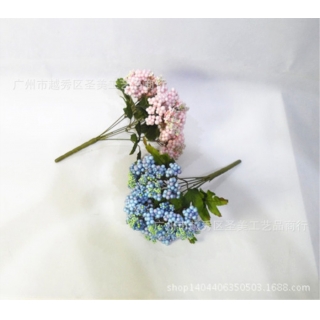 插花配花 6叉吉祥果相思果 仿真绢花 花艺套装厂家批发特价供应