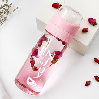 【厂家直销】茶水分离杯 高硼硅玻璃杯 创意礼品水杯子可定制logo