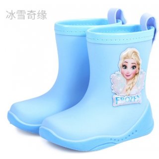 儿童雨鞋冰雪公主雨靴