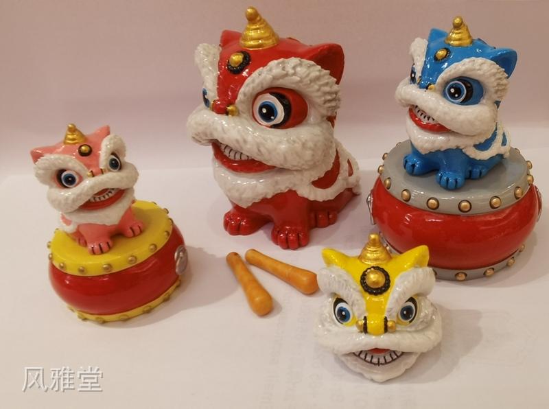 5.5CM黄色狮子864093