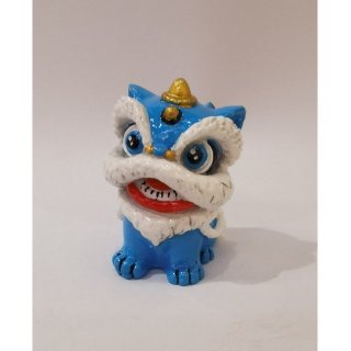 4.5CM蓝色狮子