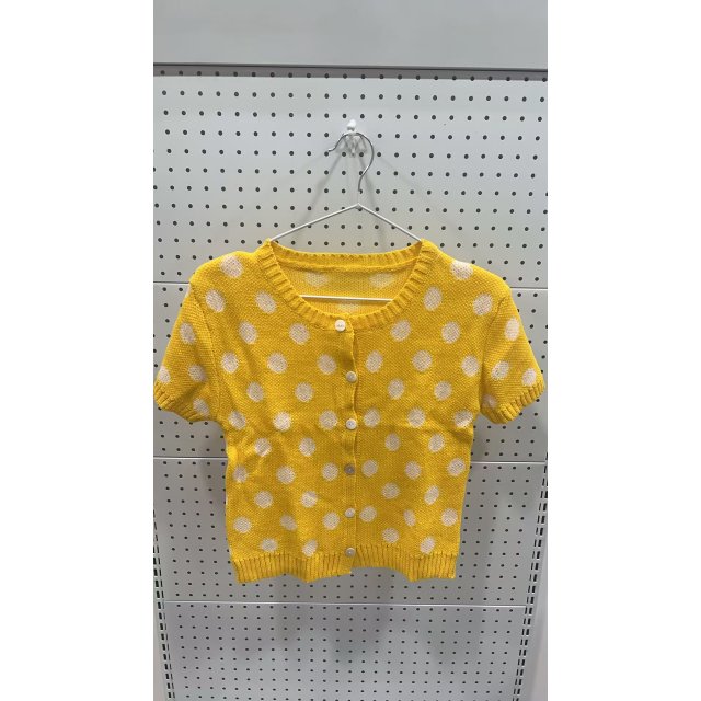 短袖针织衫开衫