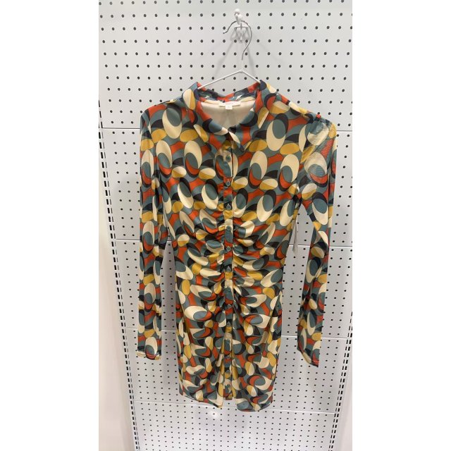 针织连衣裙印花衬衫裙T恤裙