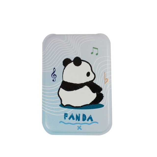 [胜雅] 可爱卡通熊猫图案可折叠便携口袋化妆时尚镜学生卧室补妆用小镜子