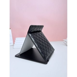 PU车缝菱格纹折叠台镜