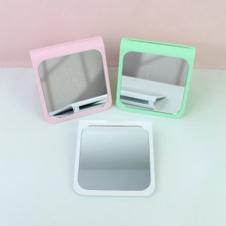 简约台式学生宿舍镜子可爱桌面学生便携化妆镜公主家用梳妆镜双面