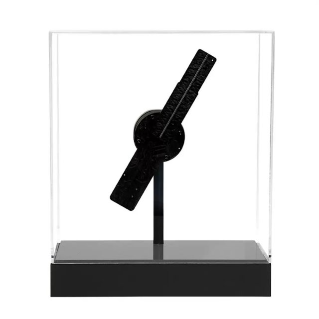 [乳圆] 裸眼3d全息投影仪透明风扇屏广告机盒子空气立体悬浮成像