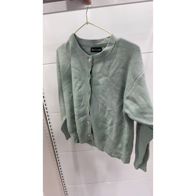 长袖针织衫开衫