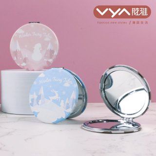 冬日童话 圆形时尚镜