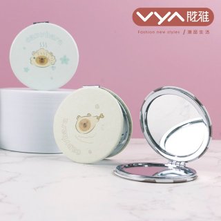 水豚转转 圆形时尚镜