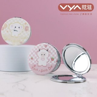 动物们开心的一天 圆形时尚镜