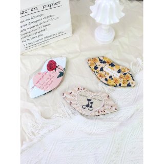 时尚潮流ins风蝴蝶形状台镜桌面化妆镜可悬挂式镜子