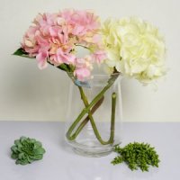 现代简约风花盆人工吹制喇叭口造型敞口花缸 不含花AA101