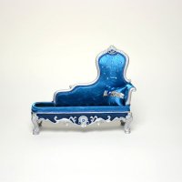 时尚创意置物架 收纳架红酒架 1046E00蓝色贵妃椅