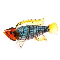 家居摆设创意玻璃工艺品金龙鱼造型饰品摆件XSJ-72
