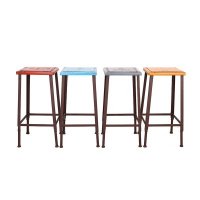 四色高脚凳 40X40X74HCM可自由搭配颜色组合3Y-0054-57