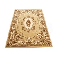 客厅茶几卧室大地毯高档欧式美式现代雕花复古床边地毯1801-6046