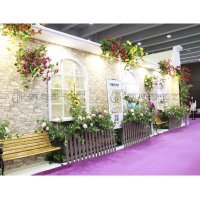 田园园林造景仿真花仿真植物大丽花栅栏园景装饰MTF-BJ150005