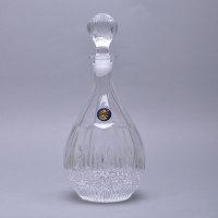 欧式风格无铅水晶玻璃大圆酒瓶家居饰品装饰带盖酒瓶摆件 CX72-000061