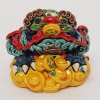 家庭，办公室中式福建陶瓷彩色麒麟FLL-14