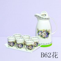 2.2L大容量陶瓷凉水壶 时尚茶壶冷水壶耐高温茶具 耐热 茶壶