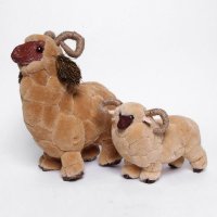 别墅园林花园庭院草编工艺品家居装饰品绵羊摆设开业礼品客厅摆件（2件套）b-013