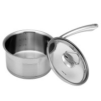 凌丰LINKFAIR 16CM 304不锈钢复底加厚奶锅煮面锅婴儿热奶锅