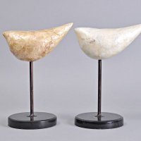 欧式家居装饰品贴贝壳抽象鸟摆件后现代摆设玄关工艺品ADS05-2