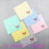 【2015爆款】工厂直供批发可爱卡通双面绒印花眼镜布镜头布檫拭布