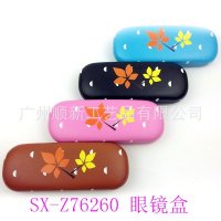 【2015热卖促销】工厂直供订制精美优质框架眼镜盒学生近视眼镜盒