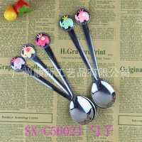 【2015新品】工厂直供批发优质精美不锈钢西餐勺子长柄饭汤调羹 SX-C56024