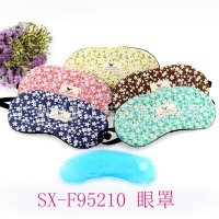 【2015热卖推荐】工厂批发日韩碎花舒缓压力缓解疲劳冰袋遮光眼罩SX-F95210