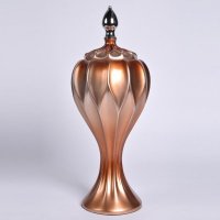 现代时尚定制款红色树脂装饰罐家居装饰摆件FU96918-D86