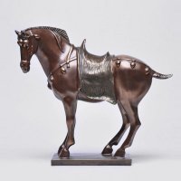 仿铜大唐马创意家居风水摆件马到功成居家风水工艺品130908