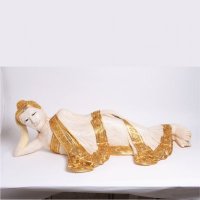 东南亚工艺品泰国佛像描金摆件禅意吉祥转运好运工艺品F5-0008