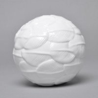 简欧现代别墅样板房酒店软装配饰 白色凤羽球装饰球摆件 家居饰品FY-009