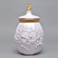 新中式佛恋花系列储存罐大号 储存罐树指摆件FLH-02-BJ、FLH-01-BJ