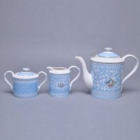 欧式骨瓷下午茶具 秀丽之美系列陶瓷茶壶茶具 糖盅/奶壶罐 咖啡器具套装XLZM001-L