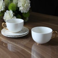 咖啡杯骨瓷情侣陶瓷欧式红茶杯碟高档创意2件套装1108A