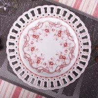 夏日迷梦8“碗 陶瓷碗 水果碗 水果盆 欧式厨房用品 镂空1205A